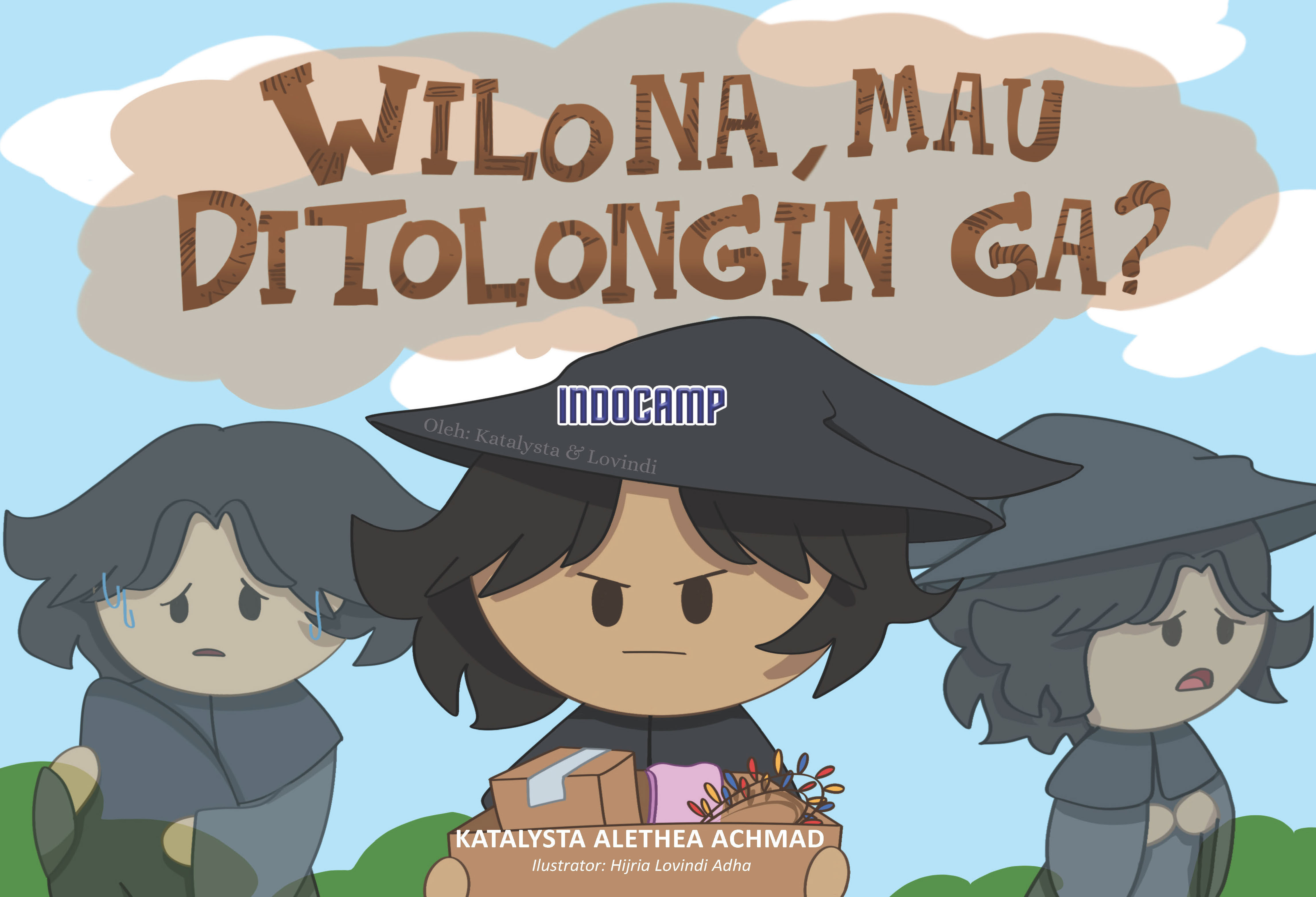 Sampul buku Wilona mau ditolongi...