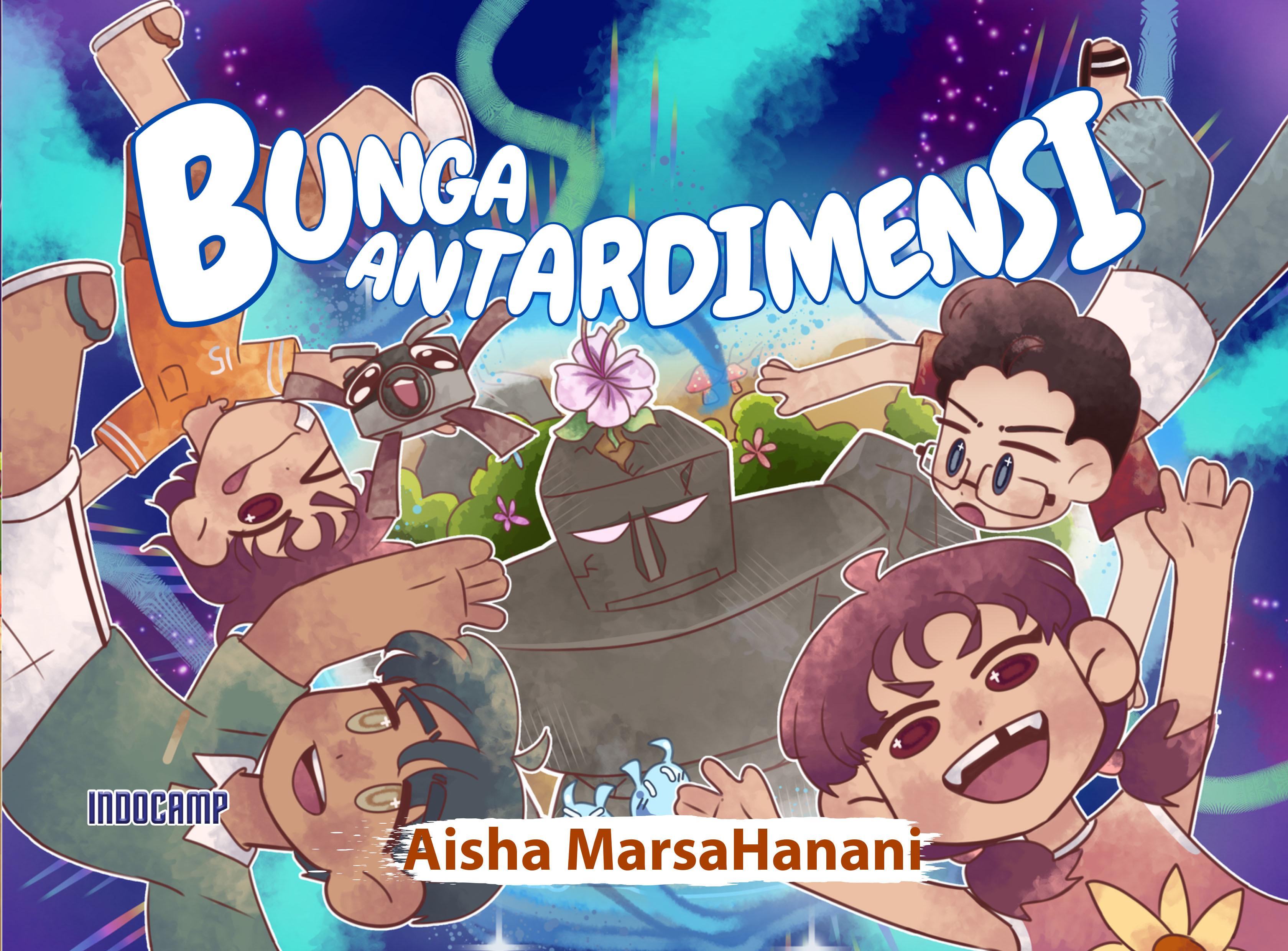 Sampul buku Bunga Antardimensi